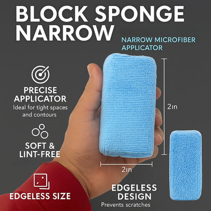 Microfiber Terry Sponge Applicator